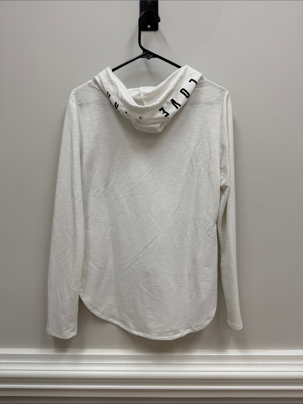Victoria's Secret PINK Lightweight White Hoodie Sz Small! - Picture 5 of 7